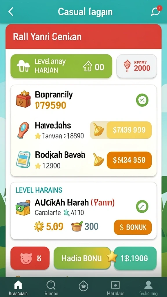 emon777 - Tampilan antarmuka pengguna yang sederhana dan intuitif.