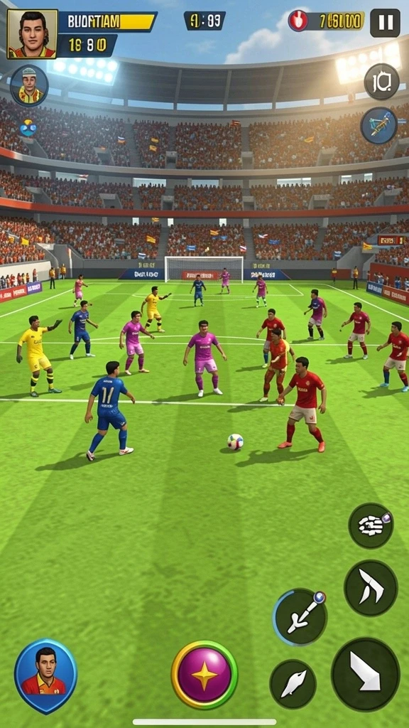 kakrp - Tangkapan layar dari grafis yang memukau dalam game.