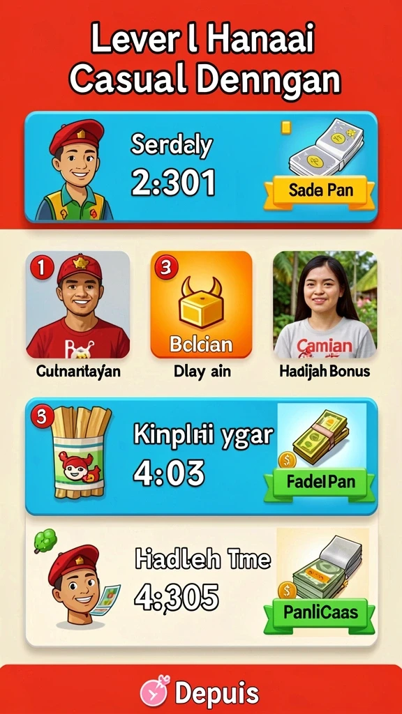 rusa33 - Grafik yang menawan dan penuh warna.